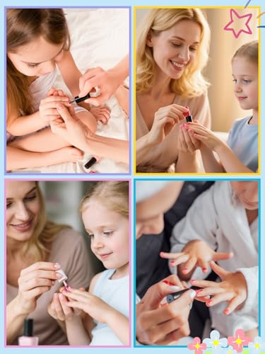 Kids Press On Nails 26-Piece Set – Easy Glue-On Fake Nails