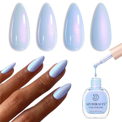 Celestial Blue Quick Dry Nail Polish - 10ml | AZUREBEAUTY