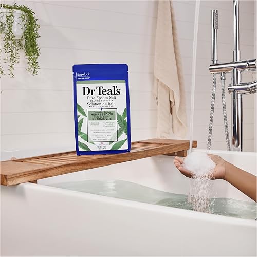Epsom Salt Soak with Cannabis Sativa Oil - 3 lb Relaxation