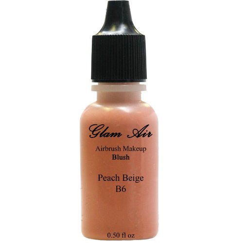 Glam Air Airbrush B6 Peach Beige Blush - Water-Based Makeup