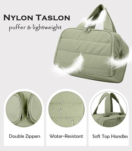 Travel Toiletry Bag for Women, Large Cosmetic Makeup Organizer with Wet-Dry Separation