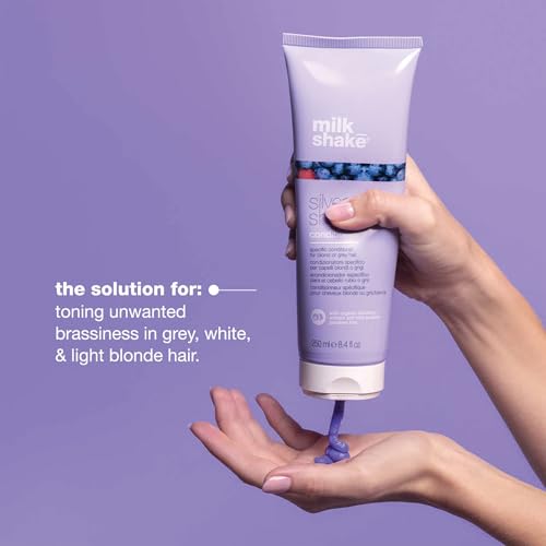 milk_shake Silver Shine Purple Conditioner for Blonde Hair - Blonde Toner for Brassy Hair