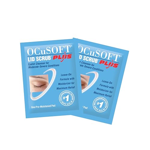 OCuSOFT Lid Scrub Plus Pre-Moistened Eyelid Pads, 35 Count