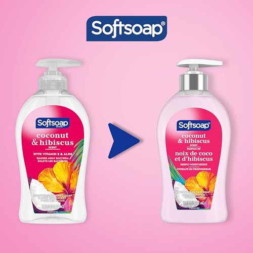 Softsoap Antibacterial Hand Soap Bundle with Moisturizing and Exfoliating Body Wash, 4 Piece Set