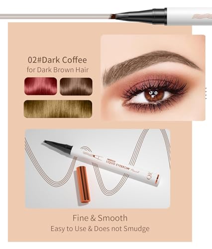 3D Microblading Eyebrow Pen 4-Tip Waterproof