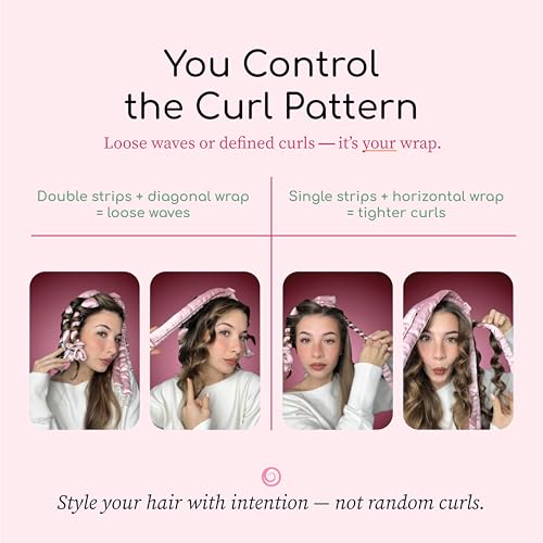 Octocurl No Headband Heatless Hair Curling System - 360 Heat-Free Curls