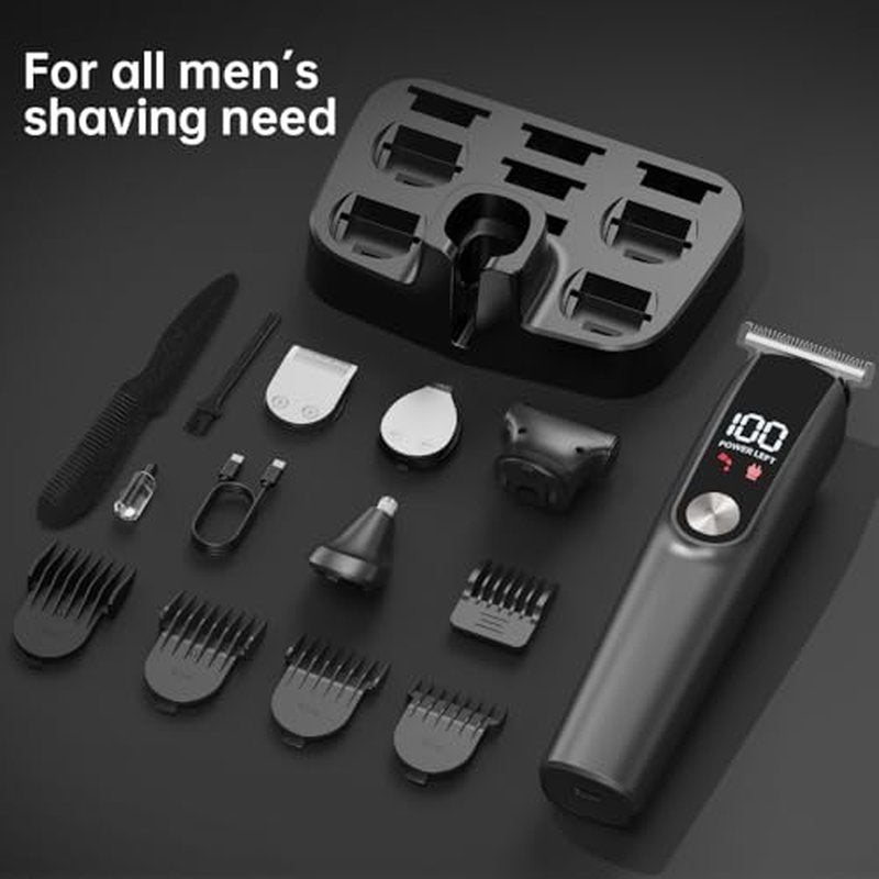 RUIBO 5-in-1 Beard Trimmer for Men - Cordless Hair Clipper