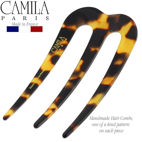 Camila Paris CP3155 French Twist Hair Clip - 3-Prong Updo Pin