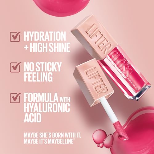 Maybelline Lifter Gloss Ice – Hydrating Lip Gloss, 0.18 oz
