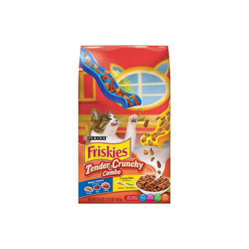 Purina Friskies Dry Cat Food, Tender & Crunchy Combo - 16 lb. Bag