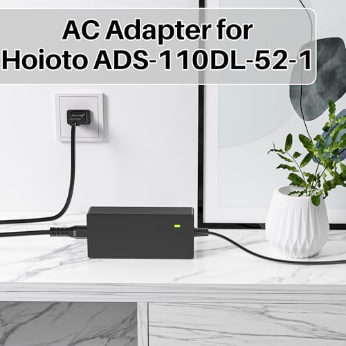 48V Power Supply Compatible with Hoioto ADS-110DL-52-1 480072G 4800948G ADS-110DL-52-1480072G ADS-110DL-52-14800948G 48.0V 2A Power Cord DC Charger US Plug Cable