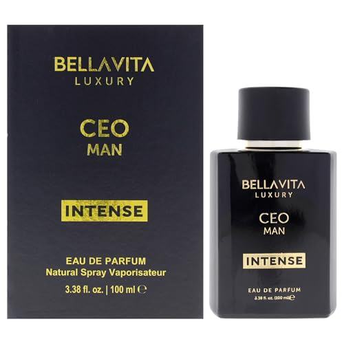 Bella Vita Luxury CEO Intense Men’s Eau de Parfum 100ml - Long Lasting Aromatic Fragrance