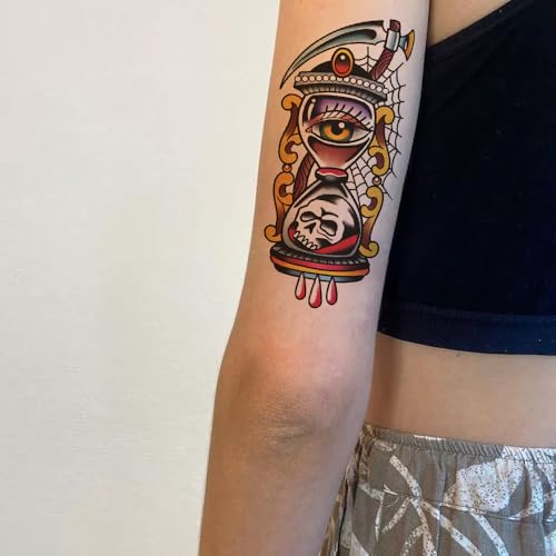 8 Sheets Nautical Temporary Tattoos for Adults - Waterproof