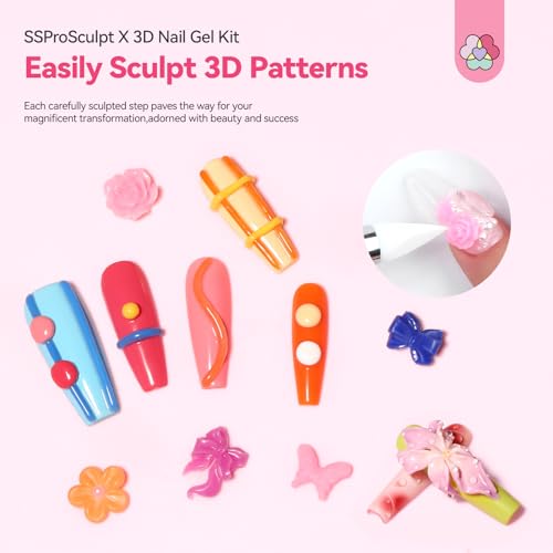 SAVILAND Nail Polish & 3D Gel Organizer Set - Holds 30 Bottles & 12 Nail Gels
