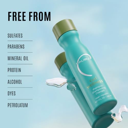 Malibu C Curl Wellness Sulfate-Free Shampoo 9 oz