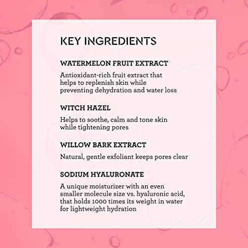 Bliss What a Melon Replenishing Watermelon Toner - 7 Fl Oz - Witch Hazel & Willow Bark - Replenishes, Refreshes and Energizes Tired Skin - Clean - Vegan & Cruelty-Free