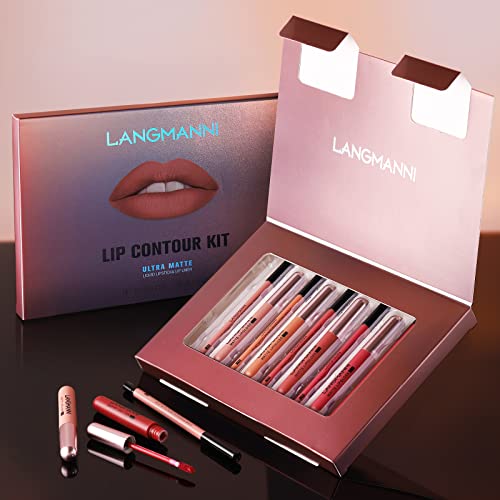Lip Contour Kit - 6 Matte Liquid Lipsticks & 6 Liners