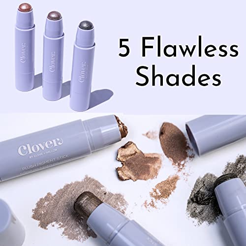 Clover Plush Pigment Cream Eyeshadow Stick – Shimmery, Long-Lasting