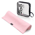Boldify Pink Microfiber Hair Towel Wrap for Women - Quick Dry & Gentle on Curly Hair
