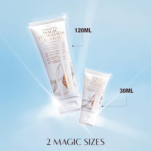 Charlotte Tilbury Magic Hydration Revival Facial Cleanser 4 Fl Oz - Gentle Foaming Face Wash for Hydration & Pore Care