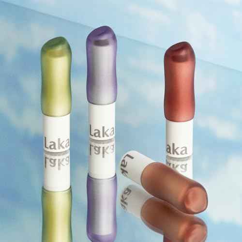 Laka Soul Vegan Lip Balm (4 Shades) Tinted, 3.9g/0.13oz, Deep Nourishing Plant-Based Lip Moisturizer, Vegan Lip Balm for Dry, Cracked and Chapped Lips (#Rosy)