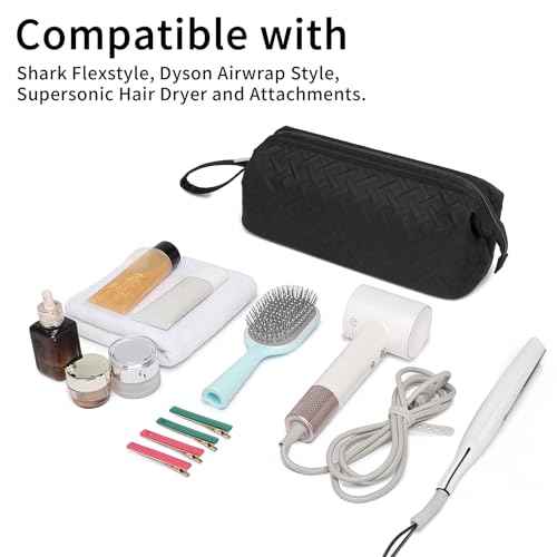 Hair Tools Travel Bag Apply to Shark Flex Style Case Carry on Shark Hair Dryer Air Wrap Dustproof Hair Bag Flat Curling Iron Travel Case £¨Bag Only