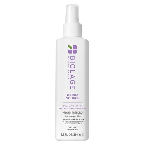 Biolage Hydra Source Daily Leave-In Tonic - Moisturizes & Detangles, For Dry Hair, Infused with Micro-Filtered Aloe Vera & Fermented Hyaluronic Acid, Vegan & Paraben-Free, 8.5 Fl Oz
