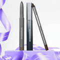 Wonderskin Brown is the New Black Longwear Eyes Set, IYKYK Eyeshadow in Mink, 1440 Longwear Eyeliner in Kalamata and Infinite Rizz Mascara in Brown.