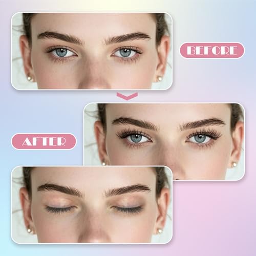 Gekinye Natural Wispy Lash Clusters - 120 Pcs DIY Extensions 10-14mm