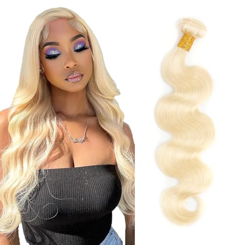 18-Inch 613 Blonde Body Wave Human Hair Bundle - Freiuoke
