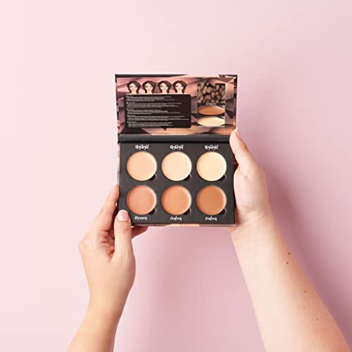 W7 Lift and Sculpt Cream Contour Kit | 6-Pan Palette