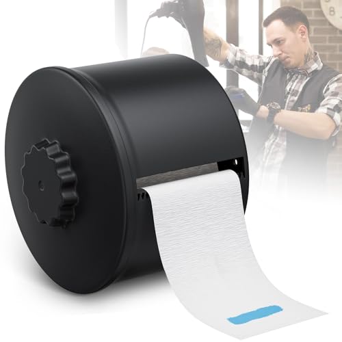 Neck Strip Dispenser for Salon – Black Barbershop Neck Strip Holder