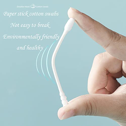 Cayxenful Pointed Cotton Swabs - 800 Pack, Precision Tips for Makeup & Cleaning