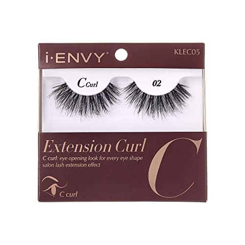 i-Envy 3 Pairs False Eyelashes C Curl Invisible Band Salon Lash