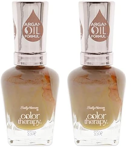 Sally Hansen Color Therapy Lacquer Nail Polish, Chai Hopes, 0.5 Fl Oz. (30888477154) (Pack of 2)