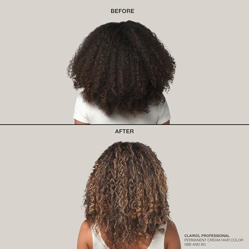Clairol Professional Permanent Hair Color Cream - 100% Gray Coverage, Long-Lasting & Deep Conditioning