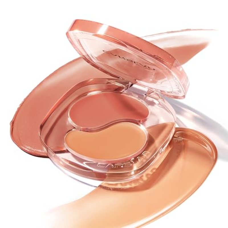 CARSLAN Cream Blush Palette - Dual Shade Matte & Dewy