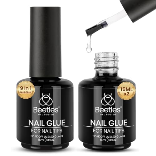 Beetles Gel Polish 9-in-1 Nail Glue Kit - 28 Days Long Lasting