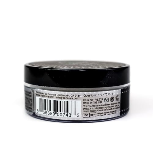 Sensuva Love & Luster Kissable Diamond Dust | Comes with Puffer 2 oz Jar Candy Scent & Flavored Highlighter, Mica Powder, Silver Body Shimmer Face Highlighter Powder, Illuminator for Party & Festival
