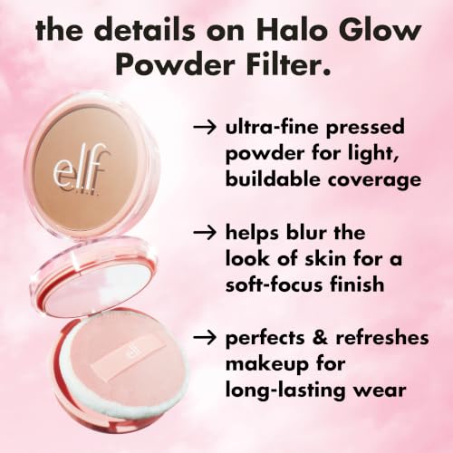 e.l.f. Halo Glow Finishing Powder Deep Neutral - Light-Reflecting Face Powder for Makeup Setting & Blurring