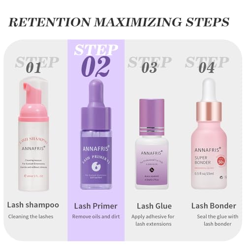 Lash Primer for Eyelash Extensions - Removes Oils & Proteins