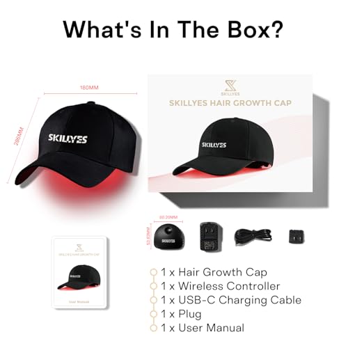 Red Light Therapy Hair Growth Cap for Men & Women