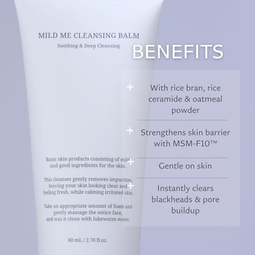 DUEM Mild Me Cleansing Balm - Hydrating Balm-to-Foam Cleanser for Sensitive Skin