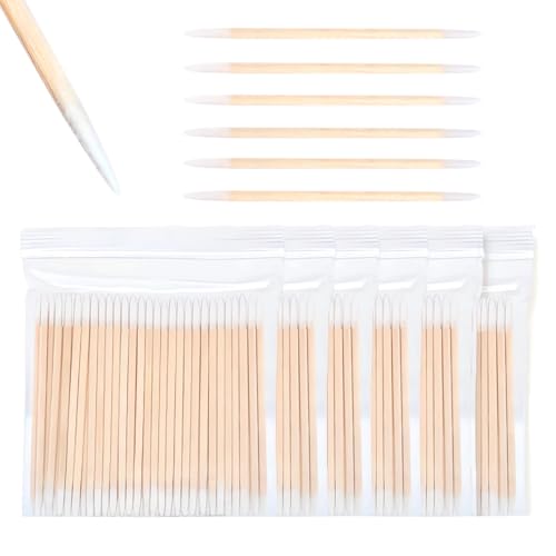 600pcs Precision Tip Cotton Swabs - Double-End Microblading Applicators