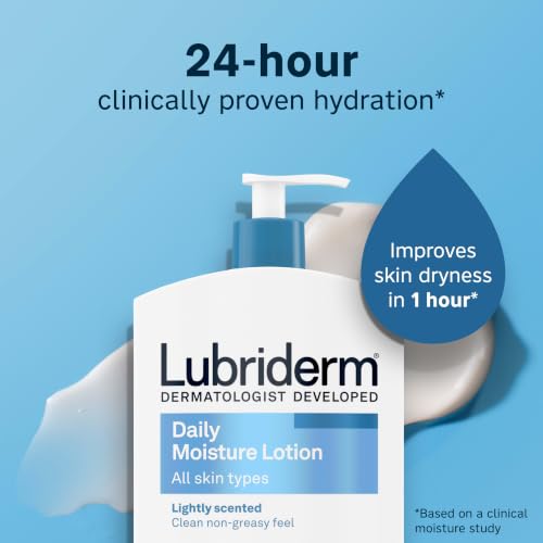 Lubriderm Daily Moisture Body Lotion with Pro-Ceramide, 24 Fl Oz
