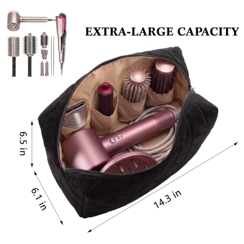 Paterr Large Hair Tools Travel Bag - Portable Organizer for Dryer & Styling Tools