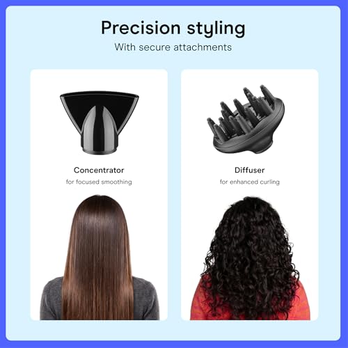 Conair InfinitiPRO 1875W Hair Dryer with Diffuser & Concentrator