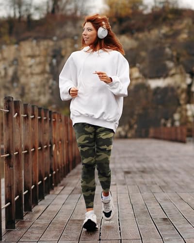 High Waisted Leggings for Women with Pockets & Tummy Control