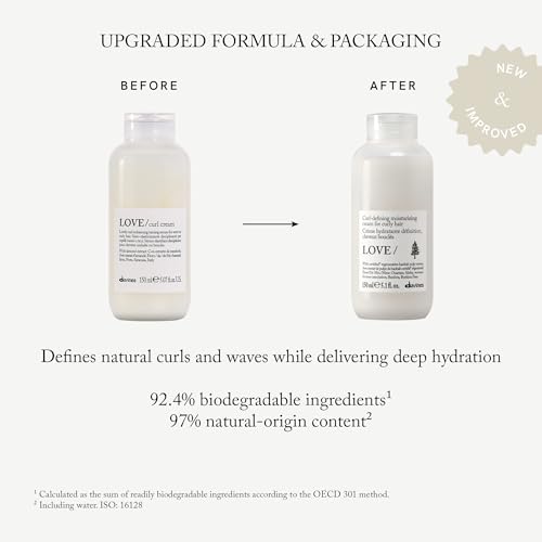 Davines LOVE Curl Hair Cream - Lightweight Leave-On Serum