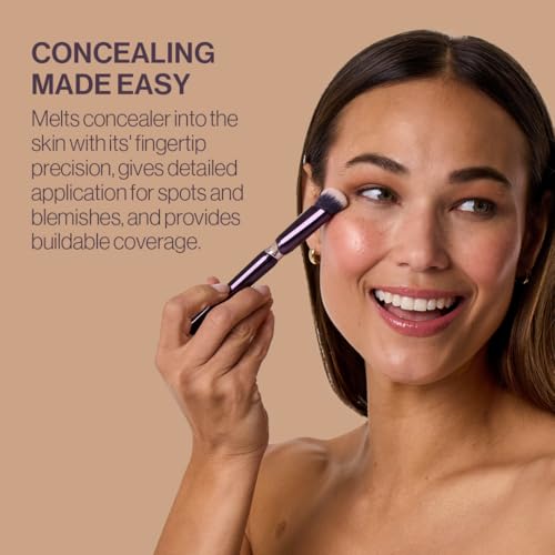 Anisa Beauty Angled Concealer Brush | Precision Application for Seamless Concealer Coverage | Vegan, Cruelty-Free, and Sustainably Made | Ideal for Under Eyes and Targeted Areas |Soft, Synthetic Fiber